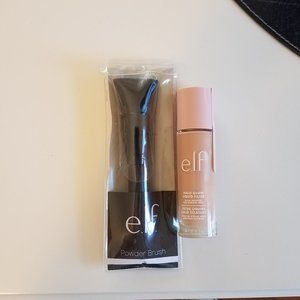 New E.L.F Halo Liquid Filter in 3 Light Medium and Powder Brush